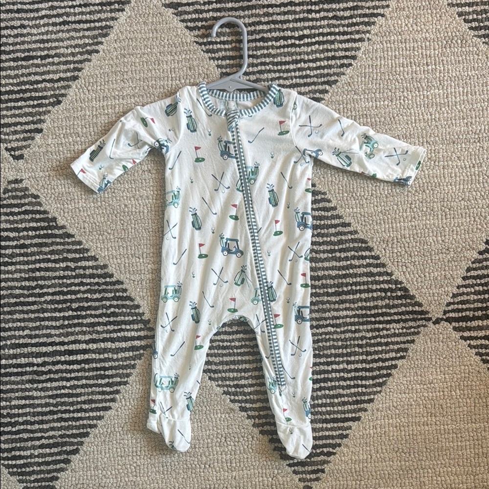Golf-Themed Bamboo Onesie